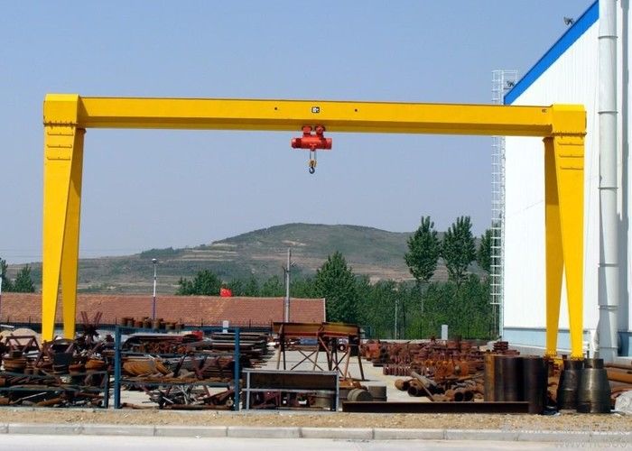 10 Ton / 20 Ton Single Beam Gantry Crane , Outdoor Steel Gantry Lifting