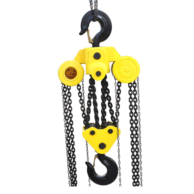 Safe 10 Ton Manual Chain Hoist , Chain Pulley Block With Hook Good