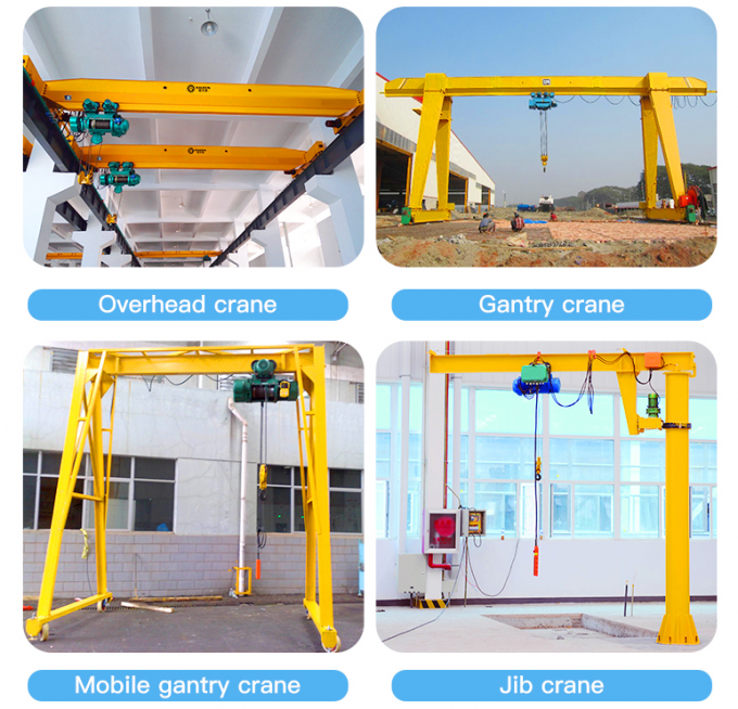 2 Ton Electric Wire Rope Hoist With Motorized Trolley Large Toque