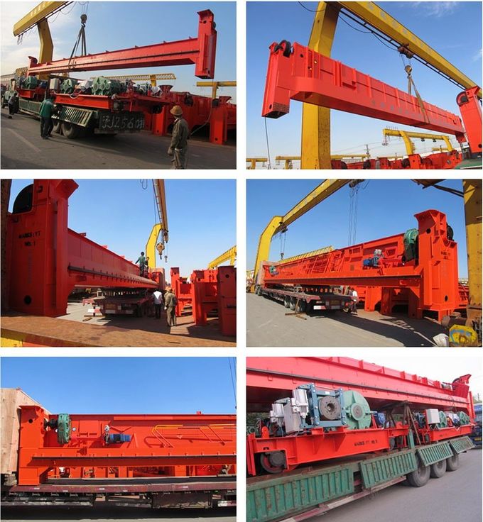 QD Double Beam Overhead Crane , Overhead Crane Double Girder Lifting