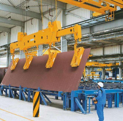 Revolving Electromagnet Double Girder Bridge Crane With  Slewing Carrier Beam