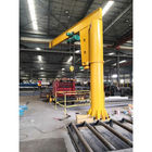 BZD Type Pillar Mounted Jib Crane 360 Degree Rotation Custom Made High Efficiency