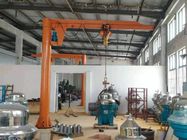 Compact Davit Pillar Mounted Jib Crane High Performance For Warehouse Handling