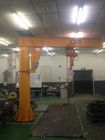 Energy Saving Pillar Mounted Jib Crane , Electric Jib Crane 360 Degree Anti Swing Arm Lift