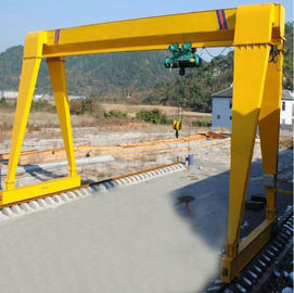 Stainless Single Beam Gantry Crane 32m Lifting Height With Spreader 15 Ton CE Approved