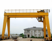 100T Double Girder Gantry Crane Construction For Power Station Lifting Operation