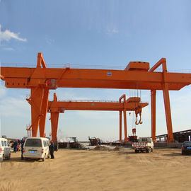 100KN - 3000KN Double Girder Gantry Crane 25 Ton Mobile Outdoor Steel Coil Lifting