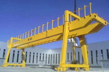 High Power Double Girder Rail Mounted Gantry Crane 15 Ton CE / ISO Certificated