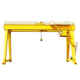 High Power Double Girder Rail Mounted Gantry Crane 15 Ton CE / ISO Certificated