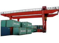 Container Double Girder Gantry Crane , Span 15m 40 Ton Motorized Gantry Crane