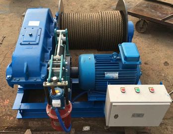 Customized Heavy Duty Electric Winch 10T 20T 30T Single / Double Drum Good Stability