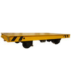 Industrial Platform Material Transfer Cart , Railway Coil Cable Drum Load Transfer Trolley