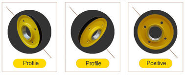 Single / Double Flange Overhead Crane Wheels Durable High Tensile Strength