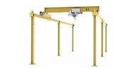Energy Efficient Single Girder Overhead Crane Europe Style With Remote Control
