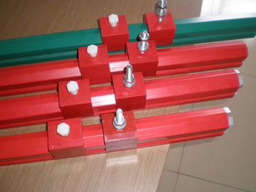 Safe Busbar Tracking System Single Pole Insulated Conductor Long Service Life