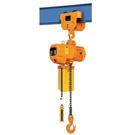 Bridge Cranes Electric Chain Hoist 2 Ton Light Aluminum Alloy Steel With Plain Trolley