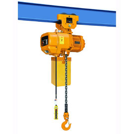 Bridge Cranes Electric Chain Hoist 2 Ton Light Aluminum Alloy Steel With Plain Trolley