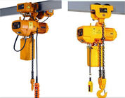Trolley / Hook Type Electric Chain Hoist , Motorized Chain Hoist 0.5T - 10T