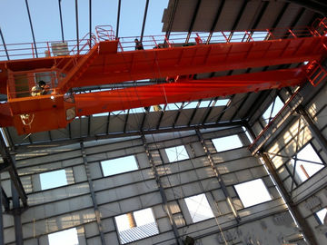 Warehouse Monorail Double Beam Overhead Crane 50 Ton High Work Efficiency