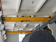 Indoor 10T Double Girder Bridge Crane Electric Hoist Trolley Energy Saving