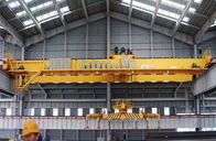 Smooth Operation Electromagnetic Overhead Crane Lifting Heavy Objects