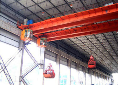 Double Girder Overhead Travelling Crane , Driver Room 25 Ton Electric Bridge Crane