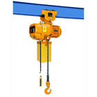 Light Weight Low Headroom Electric Chain Hoist With Trolley High Safety Performance