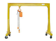 Hand Winch Portable Gantry Crane , Height Adjustable Mini Gantry Crane