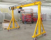 1 Ton Portable Gantry Crane Span 2-12m Compact Structure Long Service Life