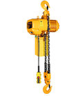 IP54 Fixed Type Electric Chain Hoist , High Strength Motorized Chain Hoist
