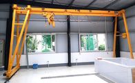 1 Ton one Frame Portable Gantry Crane , Movable Gantry Crane With Chain Hoist