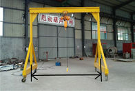 Mobile Small Gantry Hoist 3T 5T 10T Lifting Capacity Steel Structure High Strength