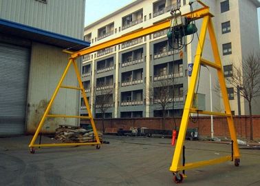 Mobile Small Gantry Hoist 3T 5T 10T Lifting Capacity Steel Structure High Strength