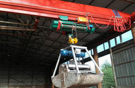 3T 5T 10T Single Girder Overhead Crane , Grab Bridge Crane Strong Bearing Capacity
