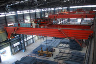 High Lifting Height Double Girder Overhead Crane With Electromagnetic Hanging Beam