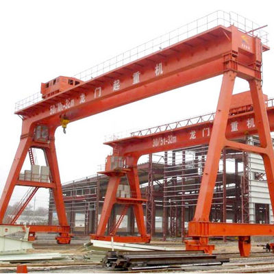 Double Girder Remote Control 15t A8 Rail Mounted Gantry Crane