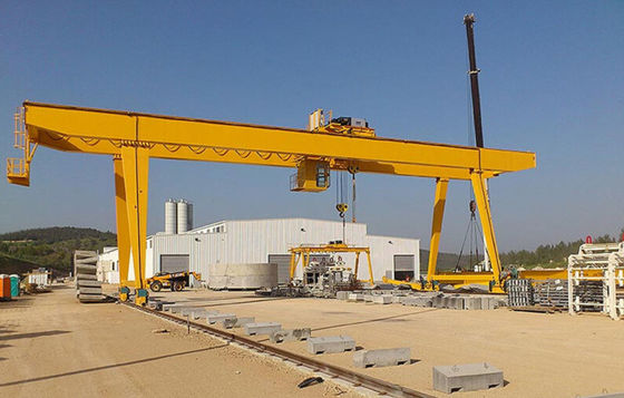 Overhead 35m Span A5 50T Double Girder Gantry Crane