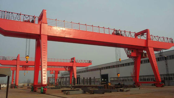 Overhead 35m Span A5 50T Double Girder Gantry Crane