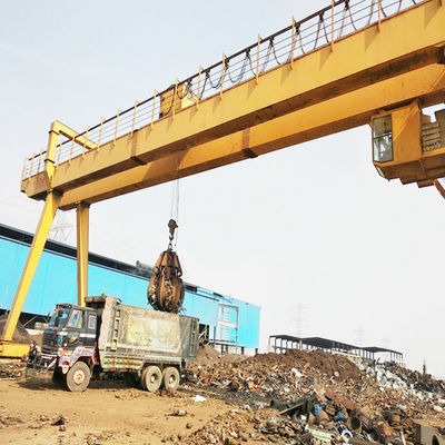 3000KN Double Beam Grab Bucket Garbage Gantry Crane