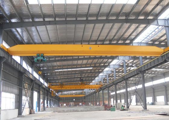 Remote Control 25 Ton Lifting Height 10m Single Girder Overhead Crane