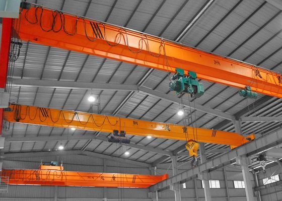 Remote Control 25 Ton Lifting Height 10m Single Girder Overhead Crane