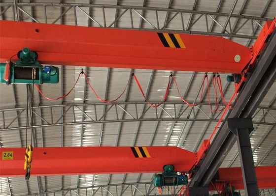 20m/min 25T Industrial Overhead Cranes Single Girder For Warehouse