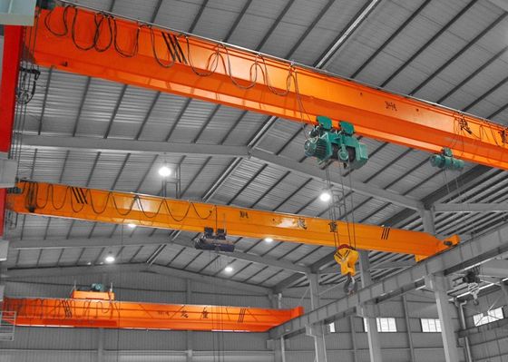 20m/min 25T Industrial Overhead Cranes Single Girder For Warehouse