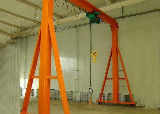 Motor Driven 5T Simple Gantry Crane With Manual Chain Block