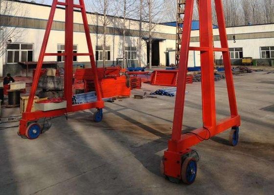 Motor Driven 5T Simple Gantry Crane With Manual Chain Block