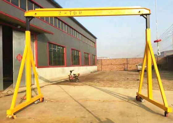 Manual Driven Durable 10 Ton Span 5M Portable Gantry Crane