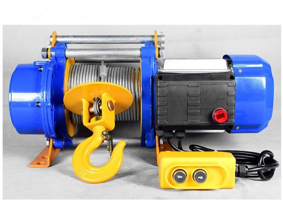 Small 1 Ton Rope Length 100m Industrial Electric Winch