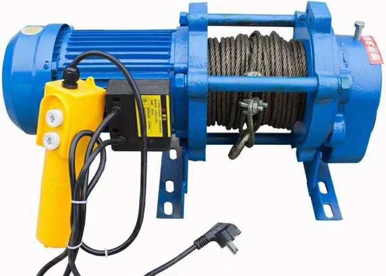 Vertical 2T Rope Length 100m Material Handling Electric Winch