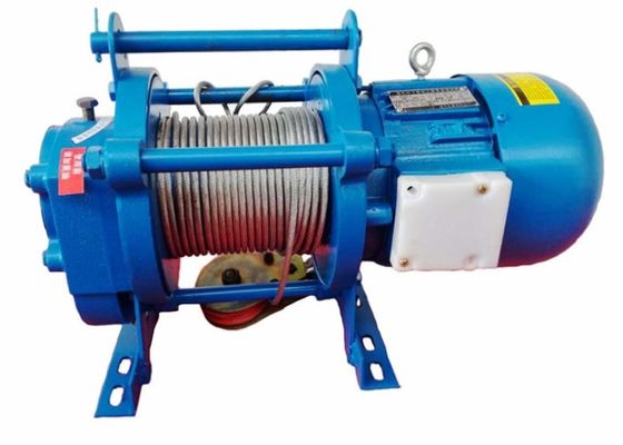 Vertical 2T Rope Length 100m Material Handling Electric Winch