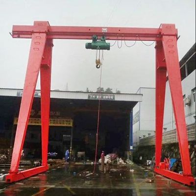 Soft Starting Stopping 8m Height 8T Building Gantry Crane